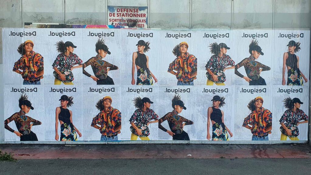 desigual-wildposting-affichage-sauvage-guerilla-marketing-tapage-medias