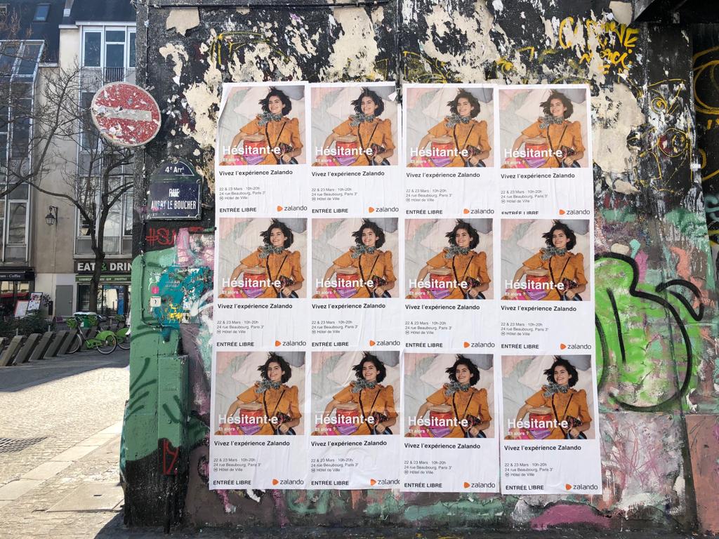 Zalando-affichage-sauvage-tapage-medias-street-guerilla-marketing-campagne-publicitaire-paris