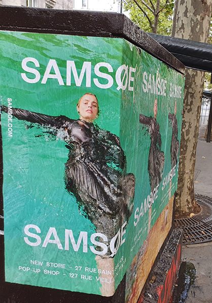 samsoe-samsoe-affichage-sauvage-tapage-medias-guerilla-marketing-paris