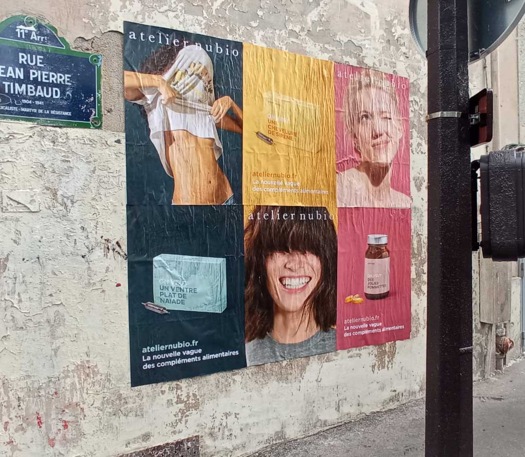 Atelier-nubio-affichage-sauvage-tapage-medias-street-guerilla-marketing-campagne-publicitaire-paris